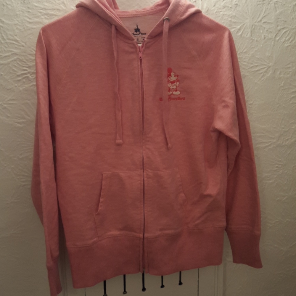 Disney Parks Pink Zip Up Hoodie